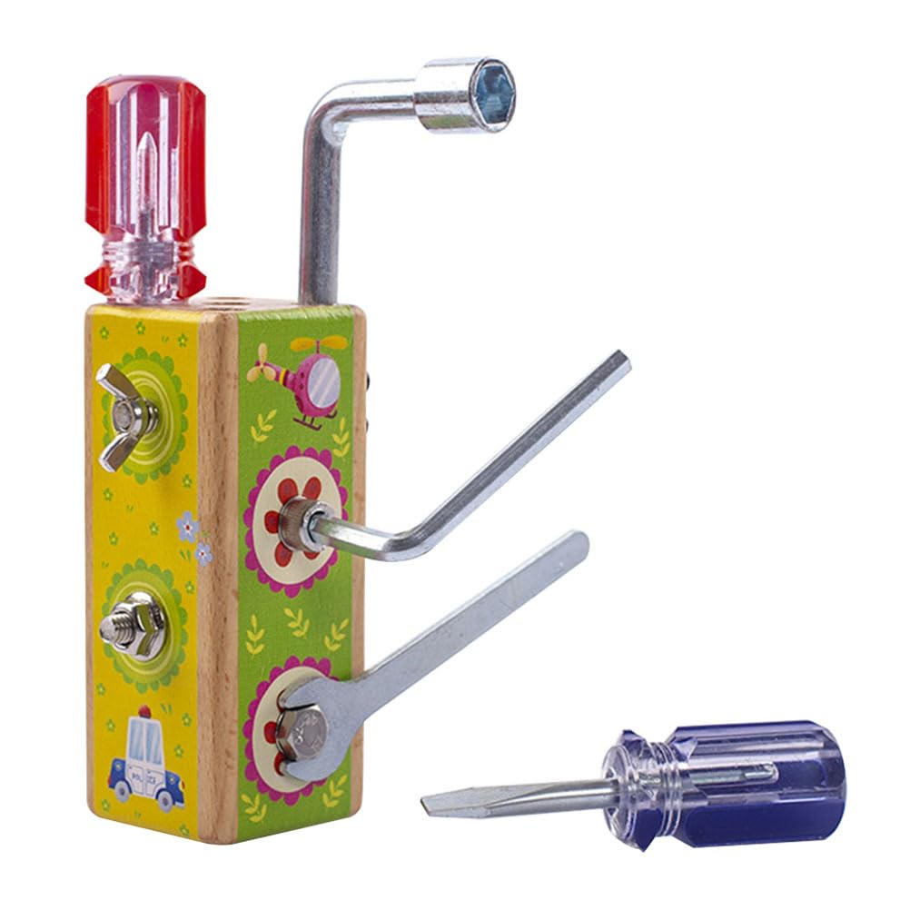 Vaguelly 1 Set Затяните винты игрушки Обучающее игровое оборудование Поверните гайку Игровое оборудование Раннее образование Игровое оборудование Опыт Разборка